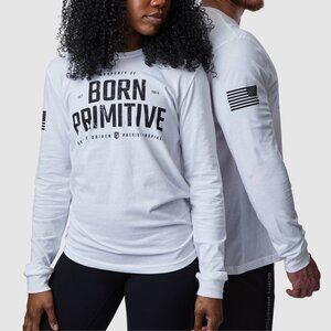 Born Primitive Unisex Property of Born Primitive Long Sleeve (White) Size M